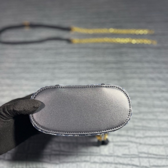 Dior Blue Monogram Vanity Bag - Picture 6 of 6